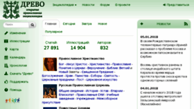 What Drevo-info.ru website looked like in 2018 (6 years ago)
