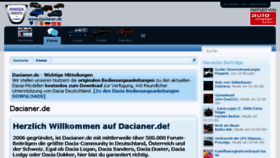 What Dacianer.de website looked like in 2018 (6 years ago)