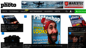 What Digitalphoto.de website looked like in 2018 (6 years ago)