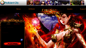 What Dragonawaken.com website looked like in 2018 (6 years ago)