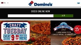 What Dominos.ch website looked like in 2018 (6 years ago)