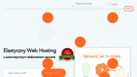 What Dhosting.pl website looked like in 2018 (8 years ago)