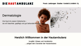 What Die-hautambulanz.de website looked like in 2018 (6 years ago)
