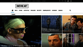 What Dnevne.net website looked like in 2018 (6 years ago)