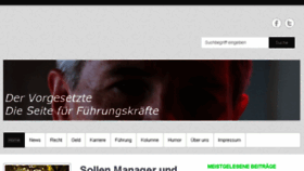 What Der-vorgesetzte.de website looked like in 2018 (6 years ago)