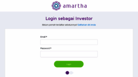 What Dashboard.amartha.com website looked like in 2018 (7 years ago)