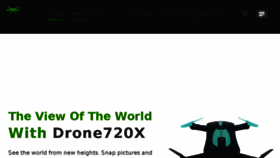 What Drone720x.com website looked like in 2018 (6 years ago)