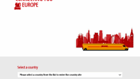 What Dhlparcel.com website looked like in 2018 (6 years ago)
