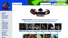 What Dragon-quest.org website looked like in 2018 (6 years ago)
