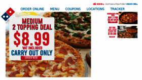 What Dominos242.com website looked like in 2018 (6 years ago)