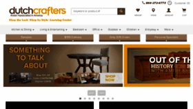 What Dutchcrafters.com website looked like in 2018 (6 years ago)