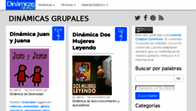 What Dinamicasgrupales.com.ar website looked like in 2018 (6 years ago)