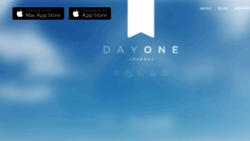 What Dayoneapp.com website looked like in 2018 (6 years ago)