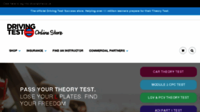 What Drivingtestsuccess.com website looked like in 2018 (6 years ago)