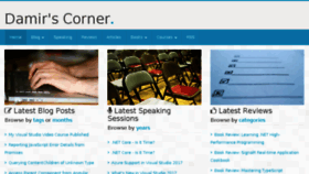 What Damirscorner.com website looked like in 2018 (6 years ago)