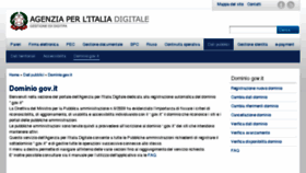 What Domini.digitpa.gov.it website looked like in 2018 (6 years ago)
