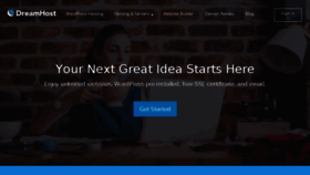 What Dream.io website looked like in 2018 (7 years ago)