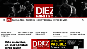 What Diezminutos.es website looked like in 2018 (6 years ago)