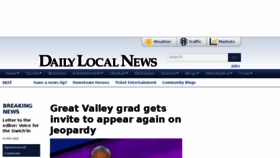 What Dailylocal.com website looked like in 2018 (6 years ago)