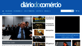 What Dcomercio.com.br website looked like in 2018 (6 years ago)
