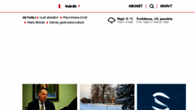 What Diena.lv website looked like in 2018 (6 years ago)