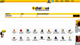 What Dialtous.com website looked like in 2018 (6 years ago)