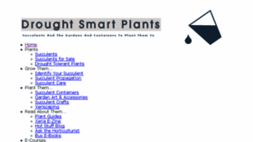 What Drought-smart-plants.com website looked like in 2018 (6 years ago)
