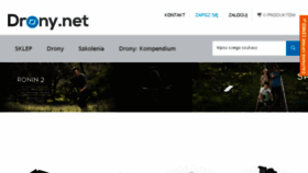 What Drony.net website looked like in 2018 (6 years ago)