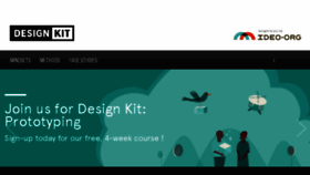 What Designkit.org website looked like in 2018 (6 years ago)