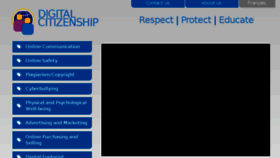 What Digitalcitizenshipquebec.ca website looked like in 2018 (6 years ago)
