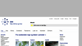 What Dmi.dk website looked like in 2018 (6 years ago)