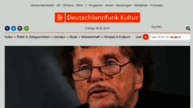 What Deutschlandfunkkultur.de website looked like in 2018 (6 years ago)