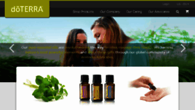 What Doterra.com website looked like in 2018 (6 years ago)