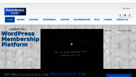 What Digitalaccesspass.com website looked like in 2018 (6 years ago)