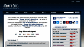 What Draftsite.com website looked like in 2018 (6 years ago)
