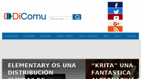 What Dicomu.com website looked like in 2018 (6 years ago)