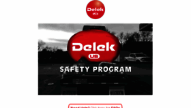 What Deleksafety.com website looked like in 2018 (6 years ago)