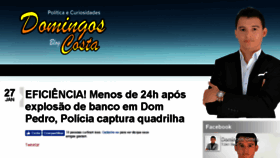 What Domingoscosta.com.br website looked like in 2018 (6 years ago)