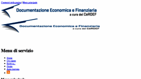 What Def.finanze.it website looked like in 2018 (6 years ago)
