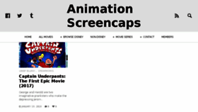 What Disneyscreencaps.com website looked like in 2018 (6 years ago)