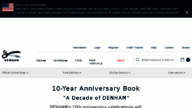What Denhamthejeanmaker.com website looked like in 2018 (6 years ago)