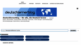 What Deutschlernerblog.de website looked like in 2018 (6 years ago)