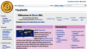What De.bitcoin.it website looked like in 2018 (6 years ago)