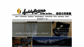 What Daddylicious.de website looked like in 2018 (6 years ago)