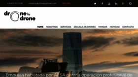 What Dronebydrone.com website looked like in 2018 (6 years ago)