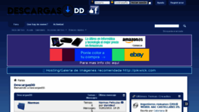 What Descargasdd.com website looked like in 2018 (6 years ago)