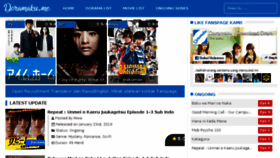 What Doramaku.me website looked like in 2018 (6 years ago)