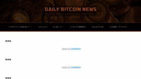 What Dailybitcoinnews.com website looked like in 2018 (6 years ago)