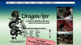 What Dragon-ips.com website looked like in 2018 (6 years ago)