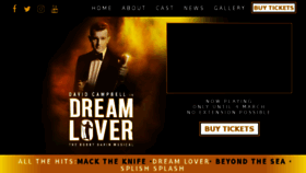 What Dreamlover.com.au website looked like in 2018 (6 years ago)